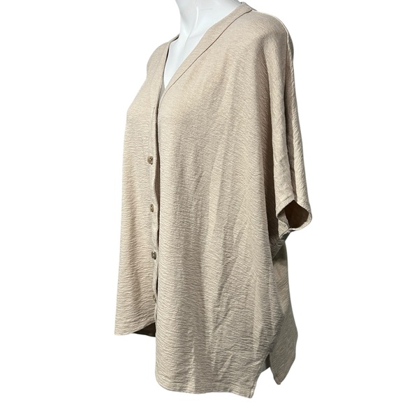 Soft Surroundings Patrice button-down shirt S/M oversized casual cottagecore - Picture 3 of 6
